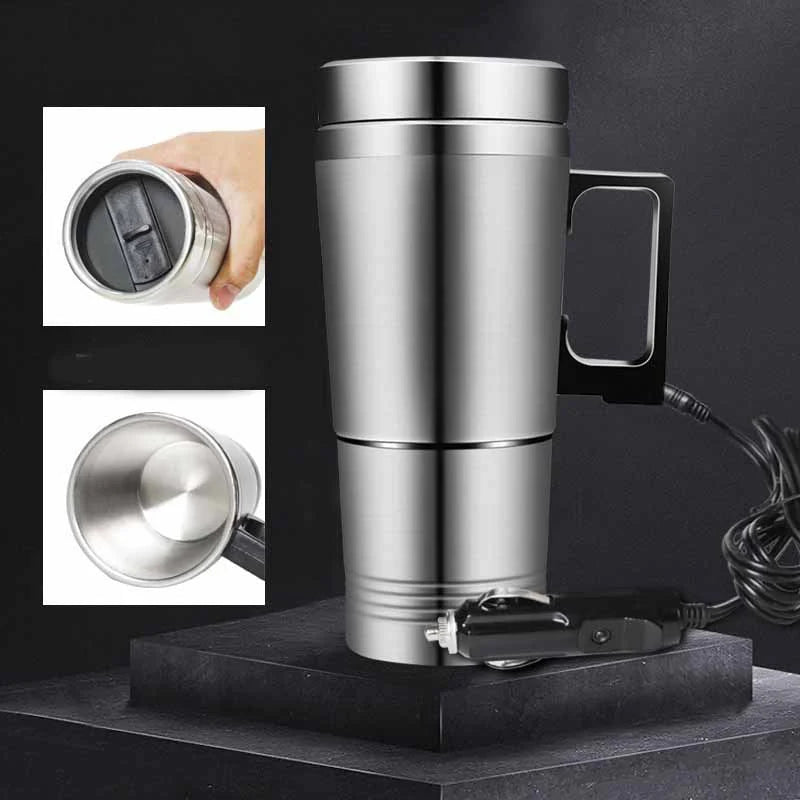 Electric Car & Travel Heating Mug for Coffee & Water